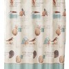 Coral Garden Shower Curtain, Ocean Bathroom Decor