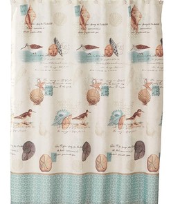 Coral Garden Shower Curtain, Ocean Bathroom Decor