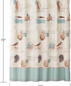 Coral Garden Shower Curtain, Ocean Bathroom Decor