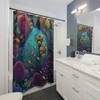 Coral Reef Oasis Shower Curtain - A Vibrant And Hypnotizing Water Landscape Design For Your Bathroom