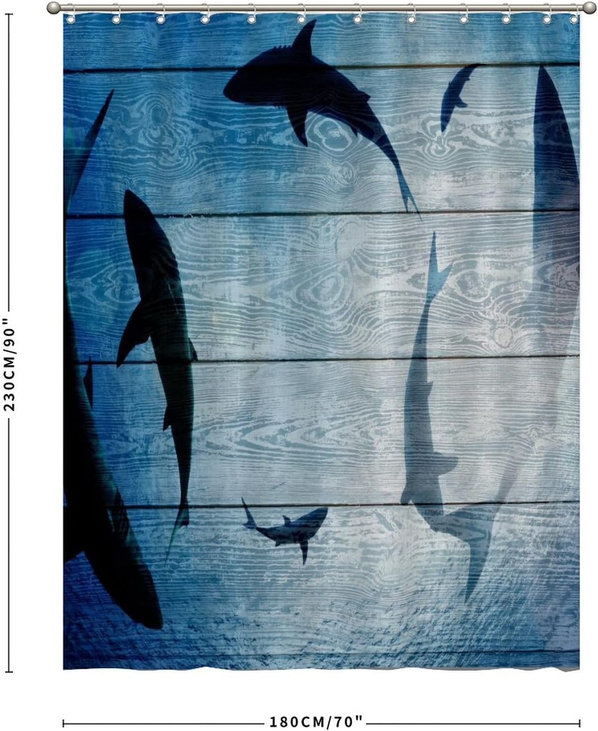 Coral Reef and Sea Creatures Shower Curtain - Underwater Bathroom Decor