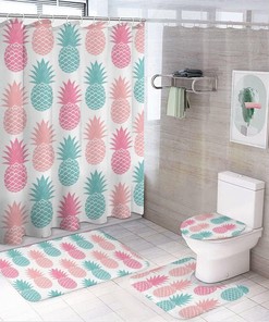 Coral Sea Dolphins Shower Curtain for Bathroom - Calming Shower Curtains Decor for Ocean Lovers