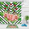 Couple Hummingbirds and Rose in Love Shower Curtain for Bathroom Decor LB