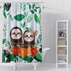 Cow Cartoon Animals Vintage Shower Curtain - Cute And Playful Bath Accessory For Kids