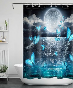 Cow Farm Animal Shower Curtain