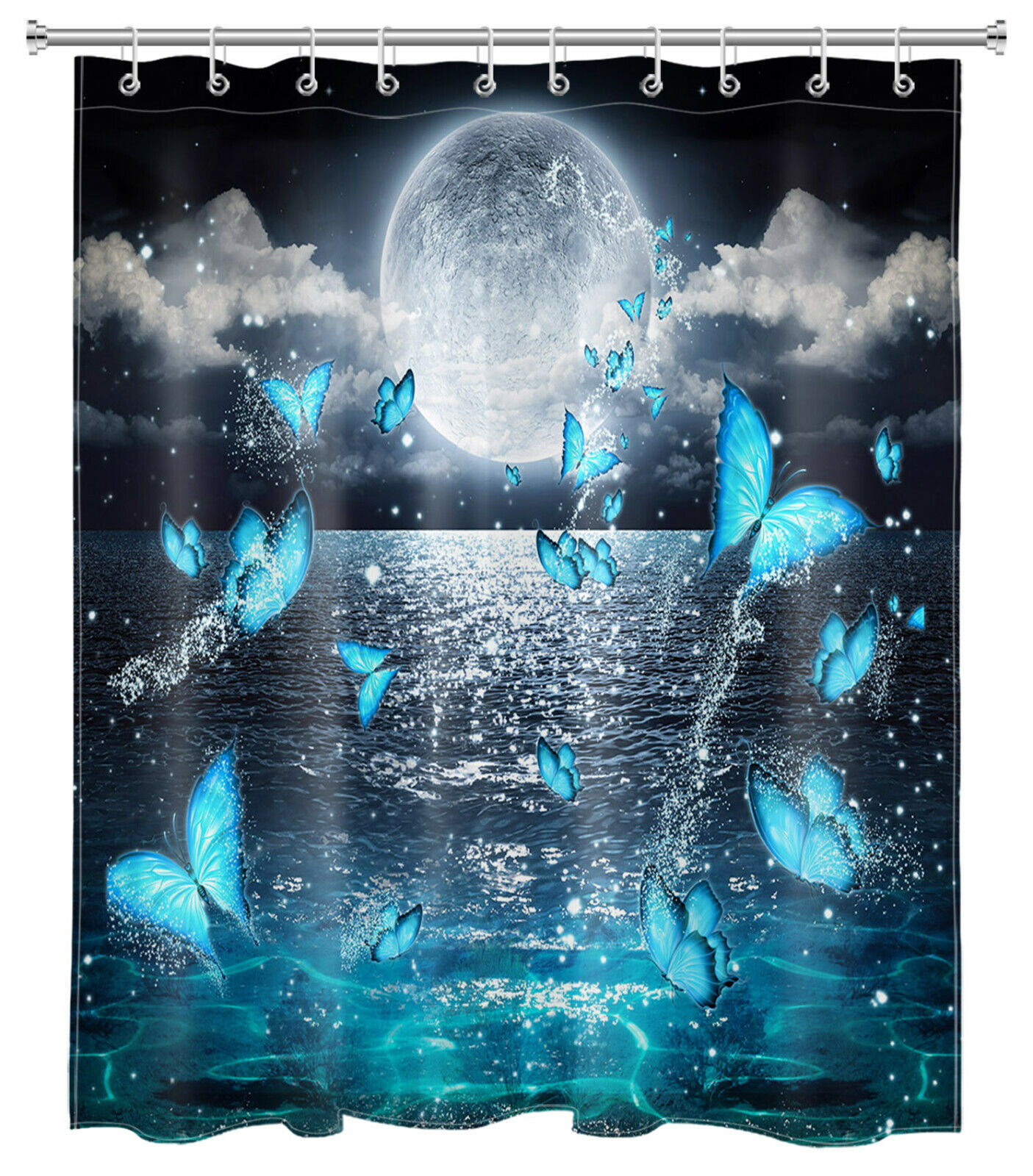 Cow Farm Animal Shower Curtain - Image 2