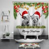 Cow Hide Waterproof Shower Curtain