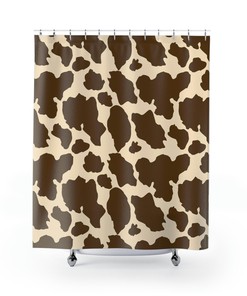 Cow Print Country Home Decor Shower Curtain for Bathroom Decor