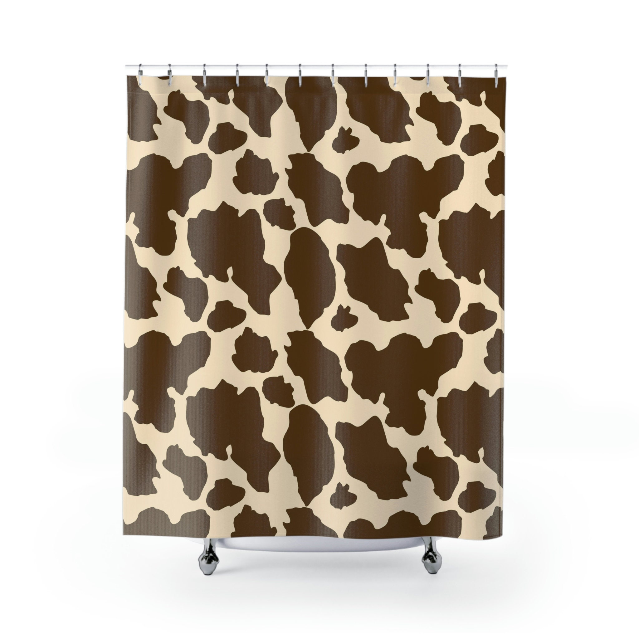 Cow Print Country Home Decor Shower Curtain for Bathroom Decor