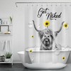 Cow Print Shower Curtain For A Rustic Farmhouse Bathroom Decor, Country-Themed Bathroom Accessories