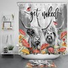 Cow Shower Curtain For Farmhouse Bathroom Design