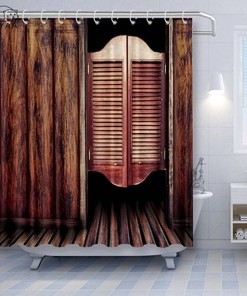 Cowboy Cowgirl Shower and Bath Curtains - Western-Inspired Bathroom Decor