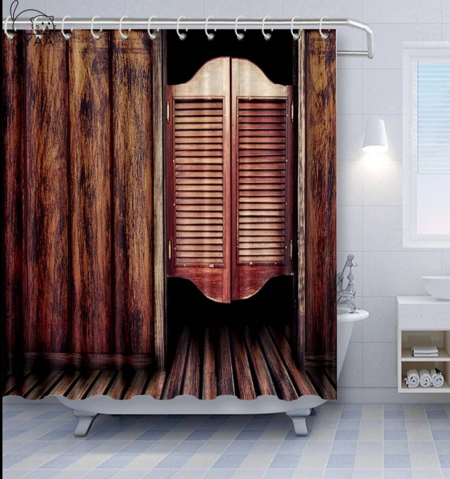 Cowboy Cowgirl Shower and Bath Curtains - Western-Inspired Bathroom Decor