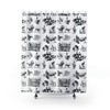 Cowboy Home Decor Shower Curtain - Western Style Bathroom Decor with Cowboy Prints and Rustic Accents