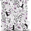 Cowboy Western Boho Cactus Shower Curtain In Purple With Bohemian And Western-Styled Design