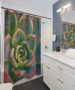 Crazy Plant Lady Shower Curtain, Perfect Home Decor Gift by Vantaso