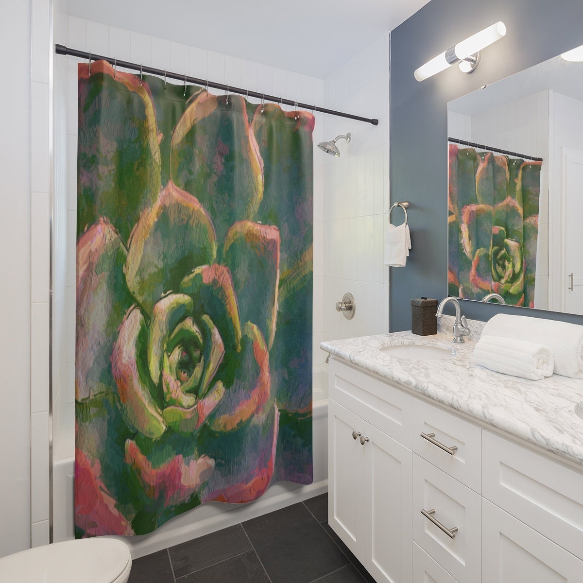 Crazy Plant Lady Shower Curtain, Perfect Home Decor Gift by Vantaso