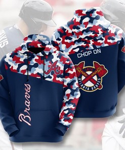 Create Your Own Style With Custom Atlanta Braves All Over Print 3D Hoodie