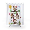 Create a Jungle Safari Theme with Kids Animal Shower Curtain - Sun Dragonfly Butterfly 