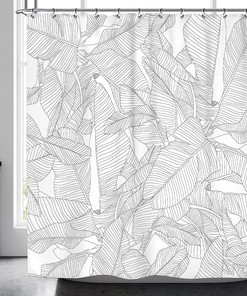 Create a Tropical Paradise with Palm Tree Shower Curtain for Rainforest-Inspired Bathroom Decor