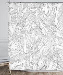 Create a Tropical Paradise with Palm Tree Shower Curtain for Rainforest-Inspired Bathroom Decor