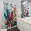 Create the Ultimate Tropical Paradise with Custom Watercolor Shower Curtain