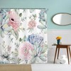 Creative Cacti Flowers Shower Curtain for Bathroom Decoration