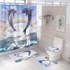 Creative Dolphin Couple Shower Curtain - Add Some Fun To Your Bathroom Decor