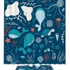 Creative Dolphin Octopus Sea Animals Shower Curtain - Waterproof Fabric Bathroom Curtain
