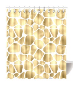 Creative Giraffe Print Shower Curtain - Unique for Bathroom Decor