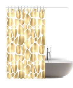 Creative Giraffe Print Shower Curtain - Unique for Bathroom Decor