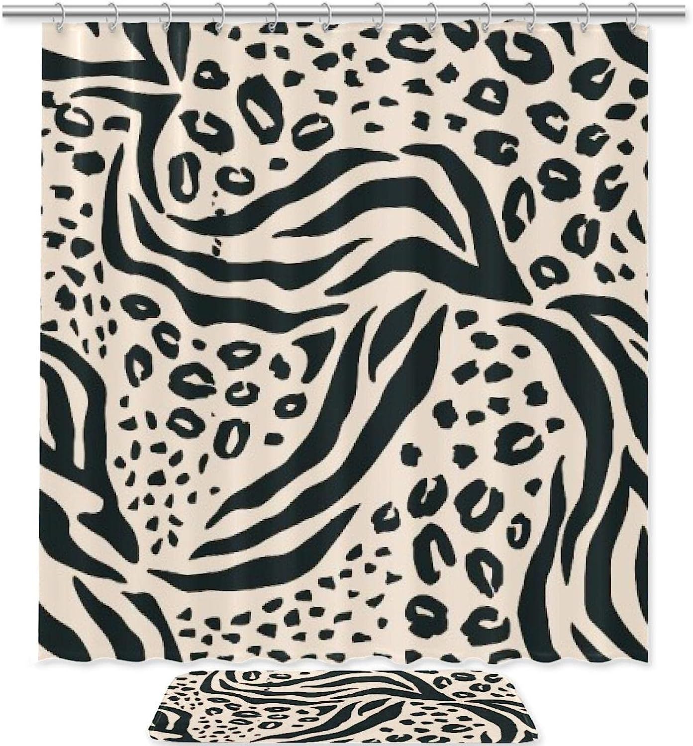 Creative Leopard Print Shower Curtain - Perfect For A Daring And Bold Bathroom