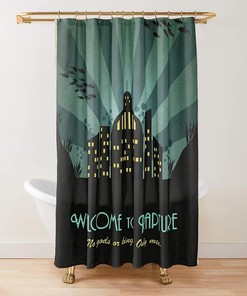 Creative Shower Curtain with Star Design for Playful Bathroom Decor