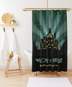 Creative Shower Curtain with Star Design for Playful Bathroom Decor