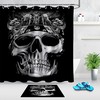 Creepy Halloween Night Shower Curtain - Scary And Spooky Bathroom Decor 