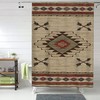 Cross Arrows Native American Shower Curtain - A Stunning Southwest Bathroom Curtain with a Modern Twist