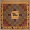 Crow Star Primitive Country Shower Curtain for Farmhouse Bathroom Home Decor 