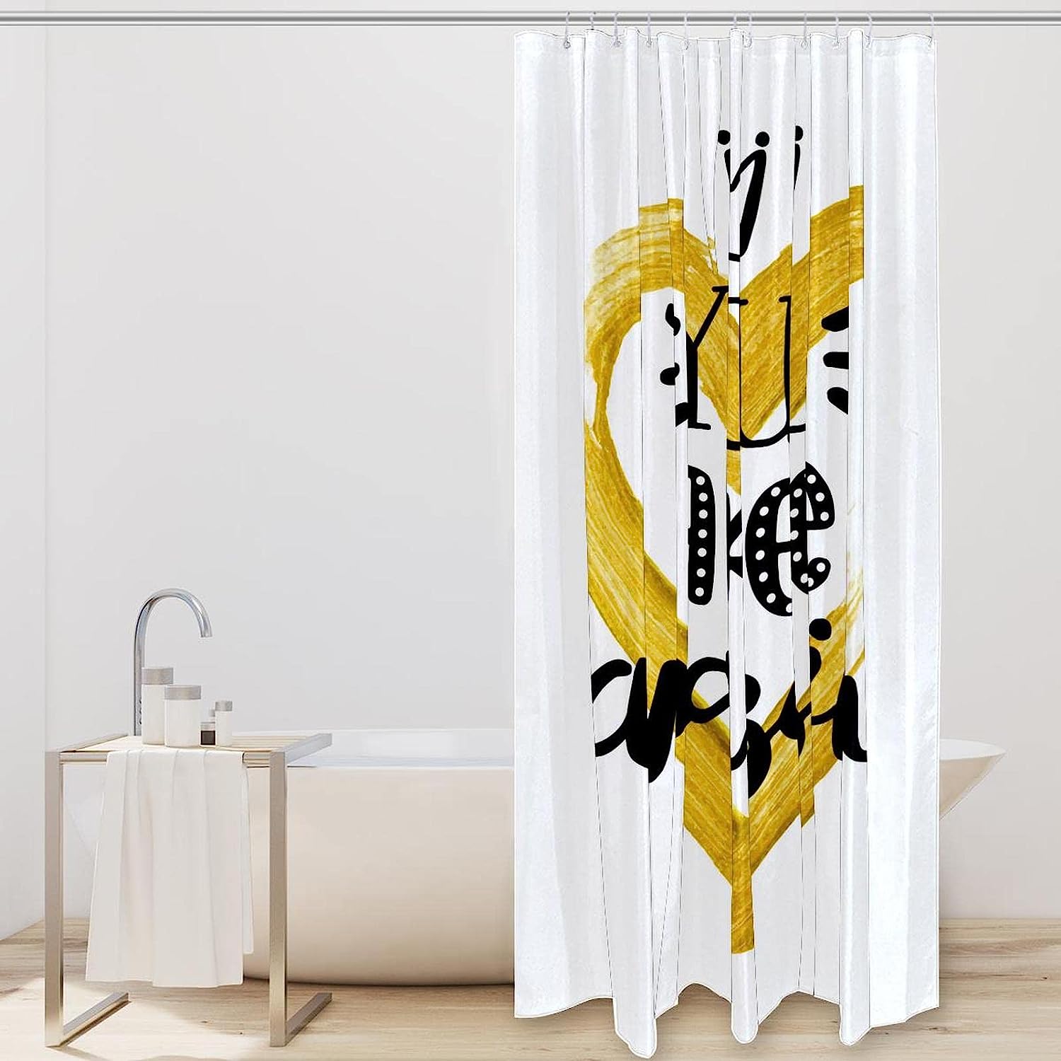 Crowned With Love - Heart You Are Amazing Shower Curtain For A Daily Reminder In Your Bathroom