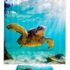 Cruising Sea Turtle Hawaii Shower Curtain For Bathroom Decoration