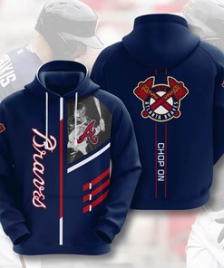 Custom All Over Print Atlanta Braves 3D Hoodie For Sports Fans