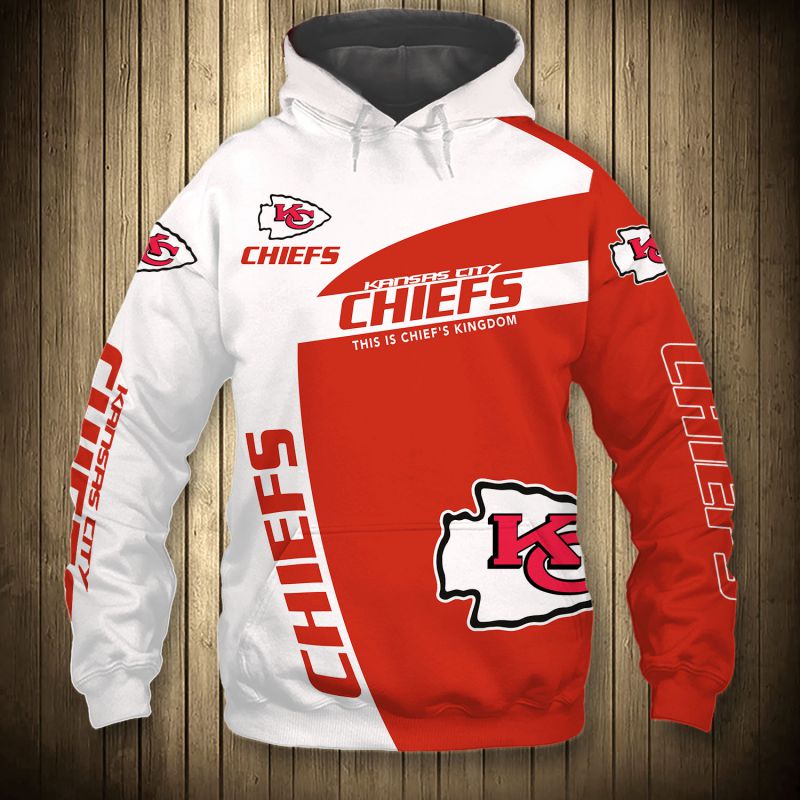 Custom All Over Print Kansas City Chiefs 3D Zip Hoodie Pullover Gift From Jack Sport Shop