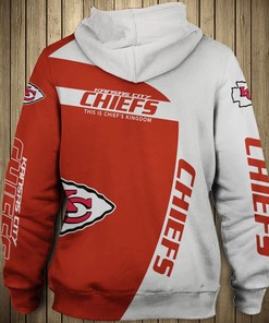 Custom All Over Print Kansas City Chiefs 3D Zip Hoodie Pullover Gift From Jack Sport Shop