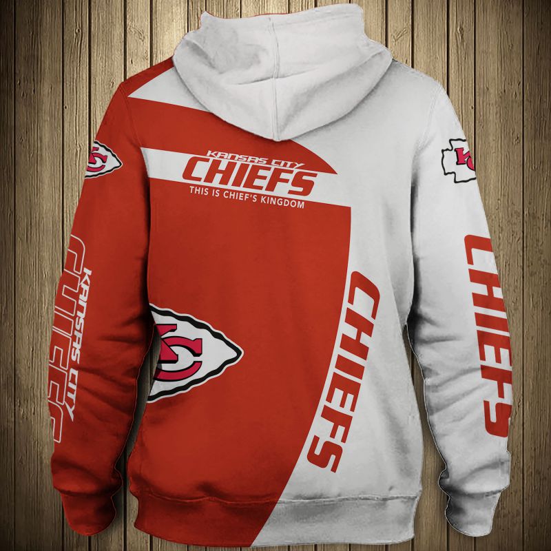 Custom All Over Print Kansas City Chiefs 3D Zip Hoodie Pullover Gift From Jack Sport Shop