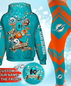 Custom All Over Print Nfl Miami Dolphins Hoodie For Men - Must-Have For Fans