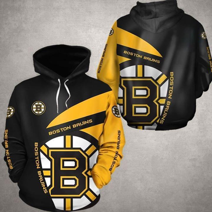 Custom Boston Bruins Nhl All Over Print 3D Hoodie For Bruins Fans