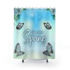 Custom Butterfly Shower Curtain Design - Great Bathroom Decor Gift Idea