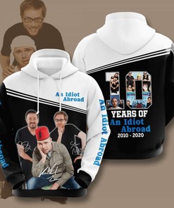 Custom Hoodie - An Idiot Abroad 3D Edition