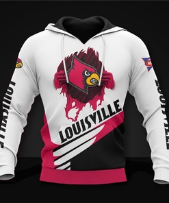Custom Louisville Cardinals 3D All Over Print Hoodie Zip Hoodie Long Sleeve Gift For Fan