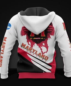 Custom Maryland Terrapins 3D Zip Hoodie Long Sleeve Gift For Fan, Unique Design For Fans