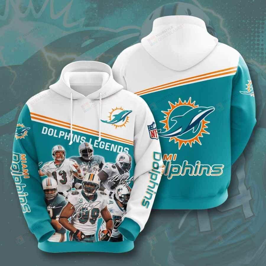 Custom Miami Dolphins 3D All Over Print Hoodie, Perfect Gifts For Nfl Fans Lovers